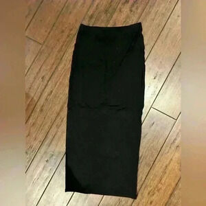 Long cotton  pencil skirt size L